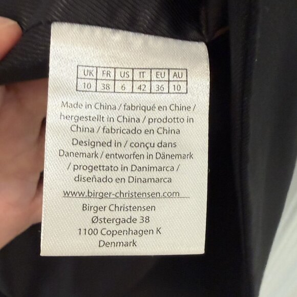 ROTATE BIRGER CHRISTENSEN Black Bejewelled Carol Dress Sz 4-6 - Picture 12 of 13